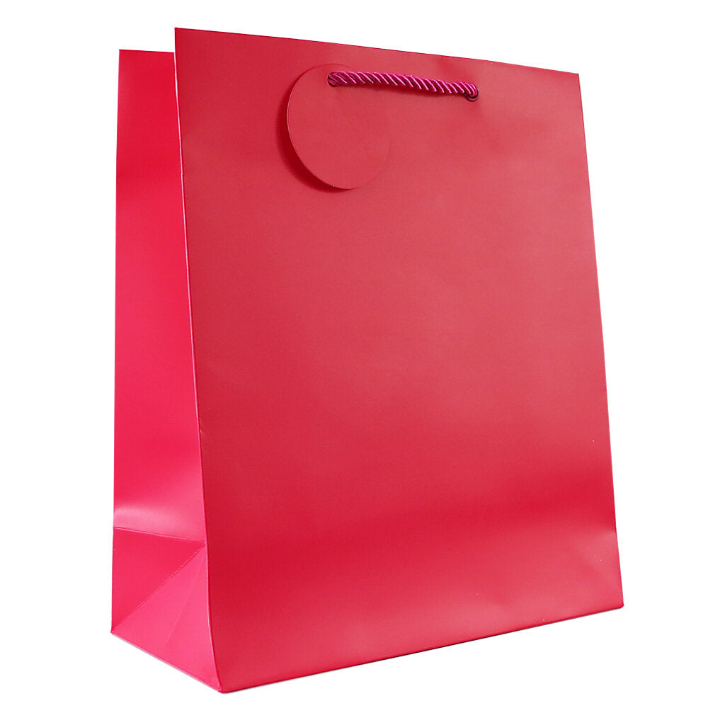 Medium Portrait Magenta Gift Bag