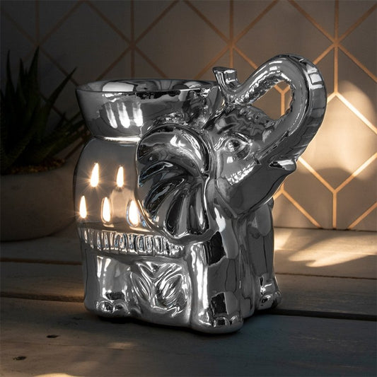 Elephant Chrome Electric Wax Melt Burner LP46997 - Project Scent LTD