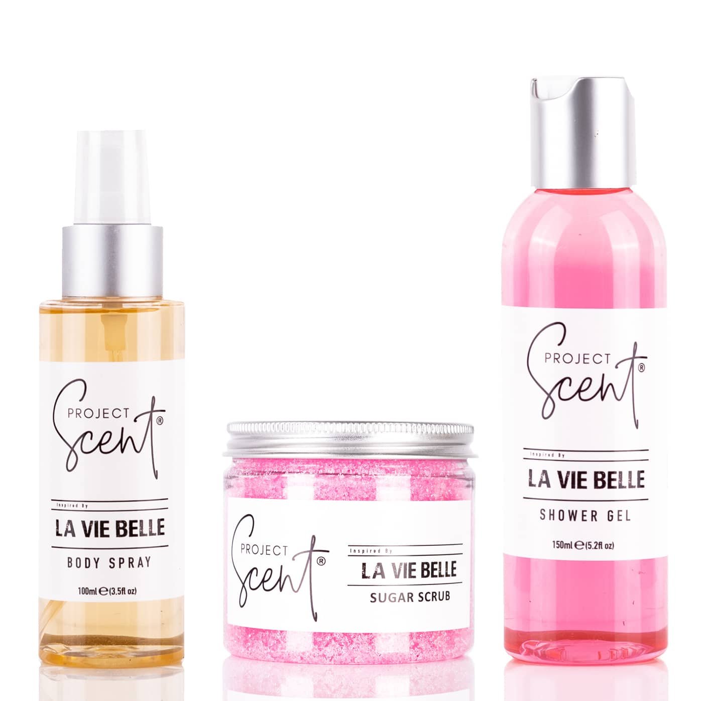 La Vie Belle Inspired Shower, Scrub & Body Spray
