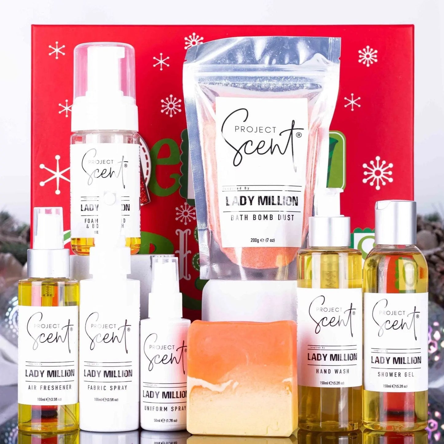 Christmas Women's Large Home & Bath Gift Box Project Scent