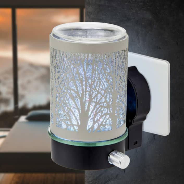 White Tree LED Plug In Wax Melt Warmer L-70015